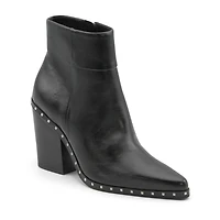Charles David Womens Van Block Heel Dress Boots