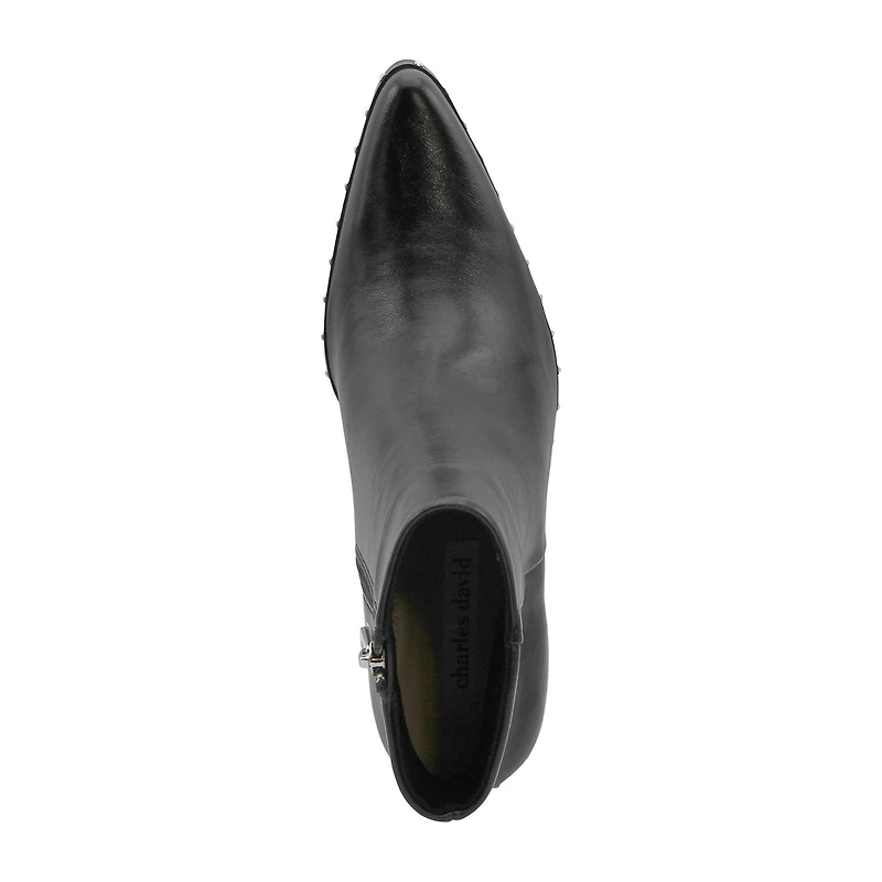 Charles David Womens Van Block Heel Dress Boots