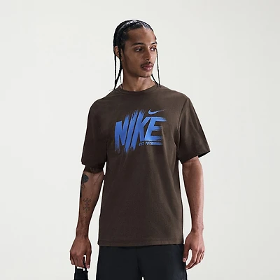 Nike Mens Crew Neck Short Sleeve Regular Fit Graphic T-Shirt