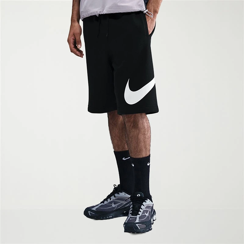 Nike Club Fleece Mens Mid Rise 11" Basketball Short