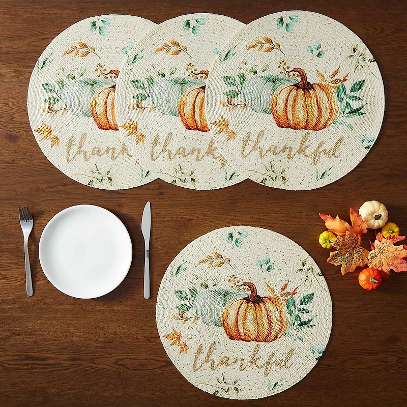 Avanti Grateful Patch 4-pc. Round Placemat