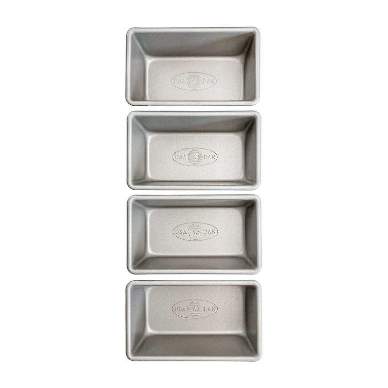 USA Pan 4-pc. Non-Stick Mini Loaf Pan Set