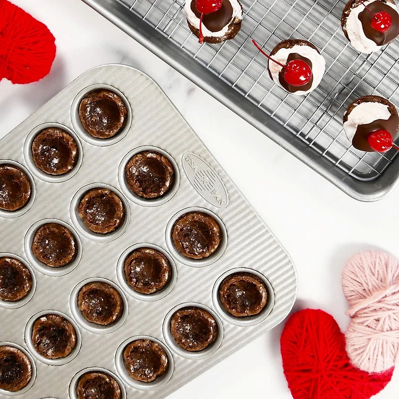 USA Pan 24-Cup Non-Stick Mini Muffin Pan