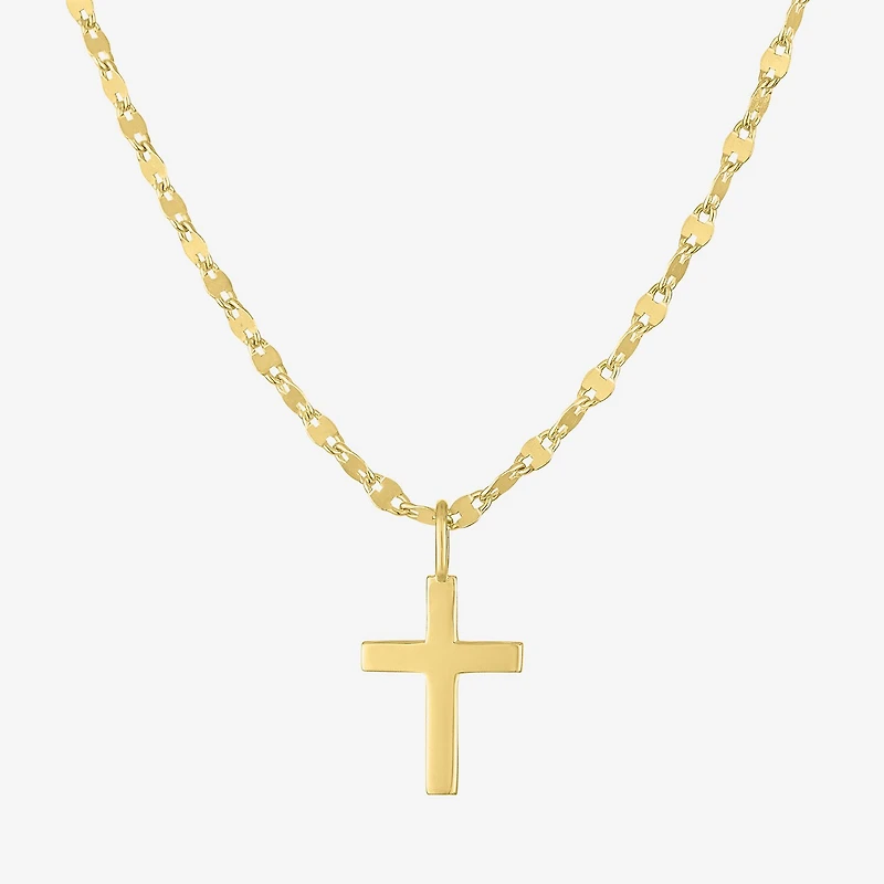 Yes, Please! Cross Womens Diamond Accent Lab Grown White Diamond Accent Cross 2-pc. Pendant Necklace Set