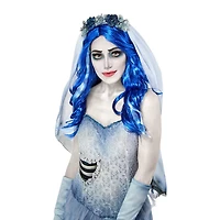 Womens The Corpse Bride Wig Costume Accessory