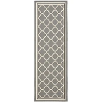 Safavieh Courtyard Collection Crispian Geometric Indoor/Outdoor Runner Rug