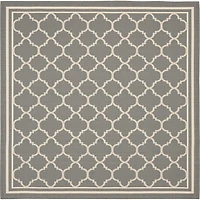 Safavieh Courtyard Collection Crispian Geometric Indoor/Outdoor Square Area Rug