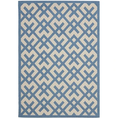 Safavieh Courtyard Collection Darrin Geometric Indoor/Outdoor Area Rug
