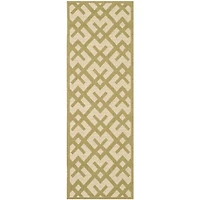Safavieh Courtyard Collection Darrin Geometric Indoor/Outdoor Runner Rug