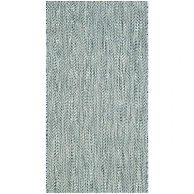 Safavieh Courtyard Collection Katelyn Geometric Indoor/Outdoor Area Rug