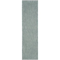 Safavieh Courtyard Collection Katelyn Geometric Indoor/Outdoor Runner Rug