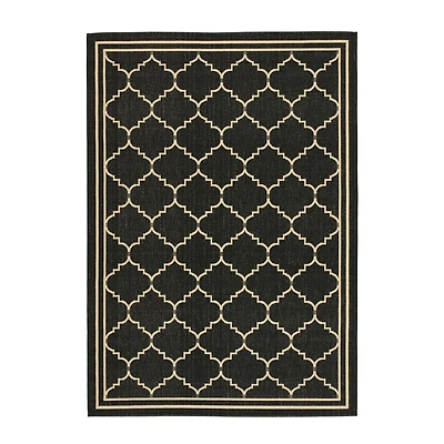 Safavieh Courtyard Collection Skin Geometric Indoor/Outdoor Area Rug