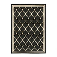 Safavieh Courtyard Collection Skin Geometric Indoor/Outdoor Area Rug