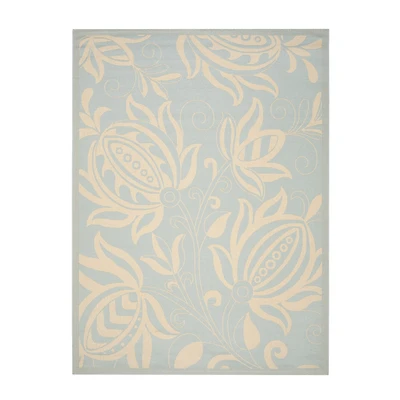 Safavieh Courtyard Collection Tarek Floral Indoor/Outdoor Area Rug