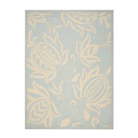 Safavieh Courtyard Collection Tarek Floral Indoor/Outdoor Area Rug