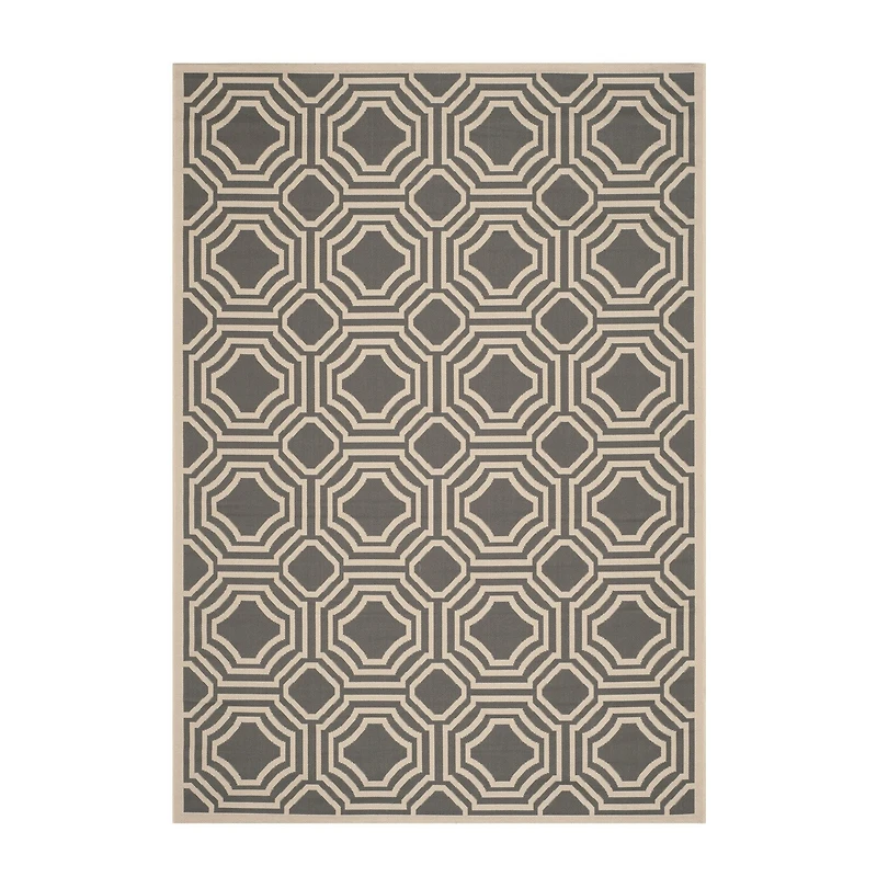 Safavieh Courtyard Collection Torma Geometric Indoor/Outdoor Area Rug