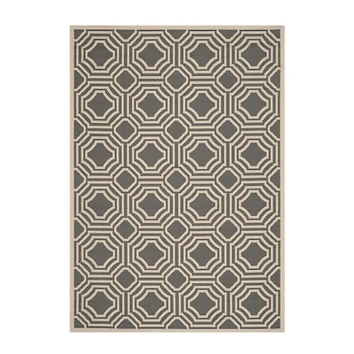 Safavieh Courtyard Collection Torma Geometric Indoor/Outdoor Area Rug