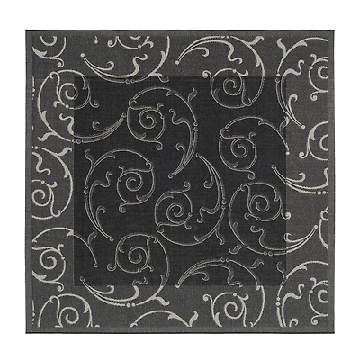 Safavieh Courtyard Collection Torvald Oriental Indoor/Outdoor Square Area Rug