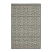 Safavieh Courtyard Collection Varvara Geometric Indoor/Outdoor Area Rug