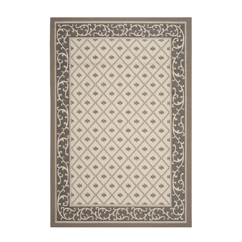 Safavieh Courtyard Collection Vernon Oriental Indoor/Outdoor Area Rug