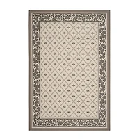 Safavieh Courtyard Collection Vernon Oriental Indoor/Outdoor Area Rug