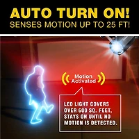 Bell + Howell Bionic Spotlight Solar Powered Motion Activated Outdoor Spotlight Night Light