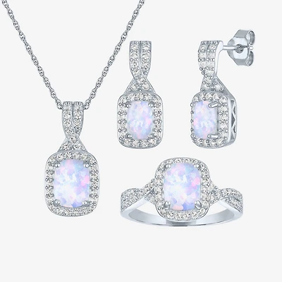 Gemstone Sterling Silver 3-pc. Jewelry Set