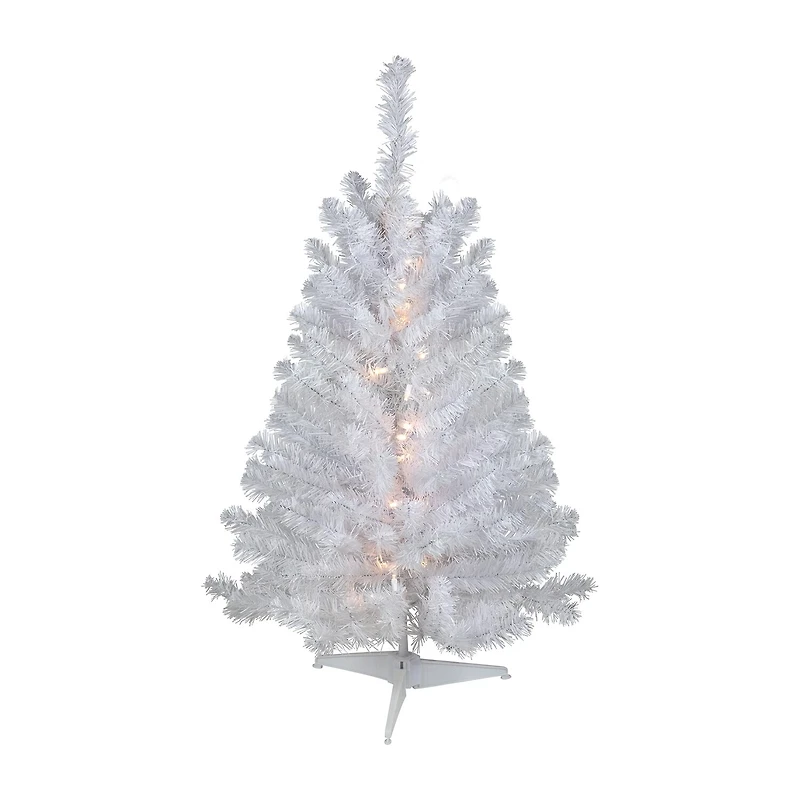 Northlight Led Snow Medium 3 Foot Pre-Lit Christmas Tree