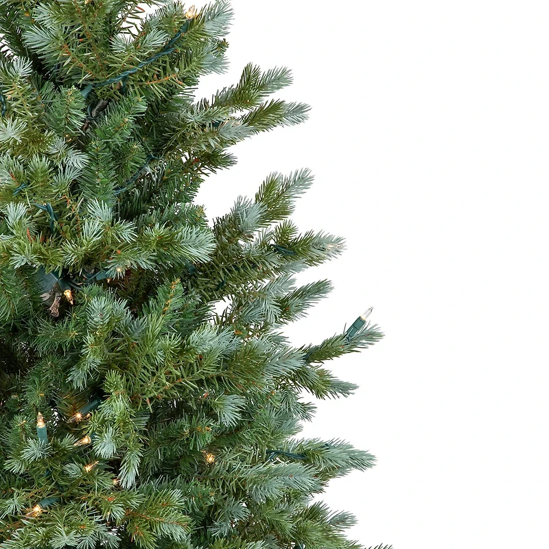Northlight Potted Clear Lights 4 Foot Pre-Lit Spruce Christmas Tree