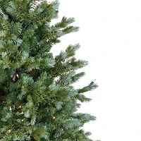 Northlight Potted Clear Lights 4 Foot Pre-Lit Spruce Christmas Tree