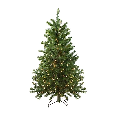 Northlight Canadian  Medium 4 Foot Pre-Lit Pine Christmas Tree