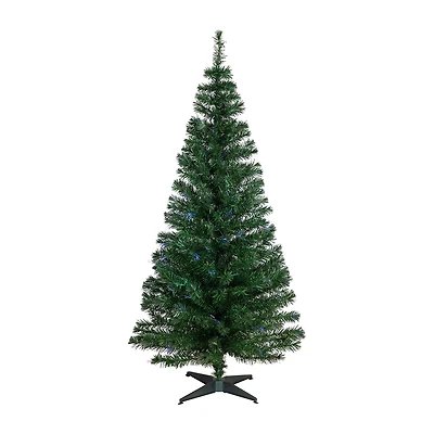 Northlight Fiber Optic Pine 6 Foot Pre-Lit Pine Christmas Tree