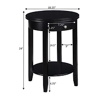 Convenience Concepts Baldwin 1-Drawer End Table