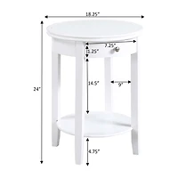 Convenience Concepts Baldwin 1-Drawer End Table
