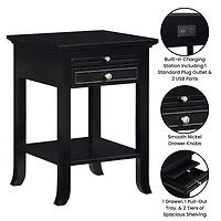 Convenience Concepts Logan 1-Drawer End Table