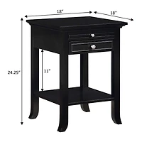 Convenience Concepts Logan 1-Drawer End Table
