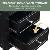 Convenience Concepts Melbourne 2-Drawer End Table