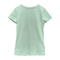 Little & Big Kid Girls Crew Neck Short Sleeve Minions T-Shirt