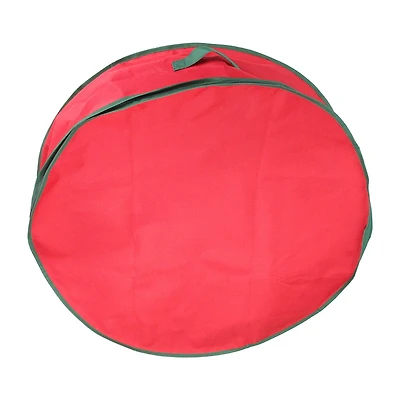 Northlight Red And Green 24 Inch Wreath Storage Bag
