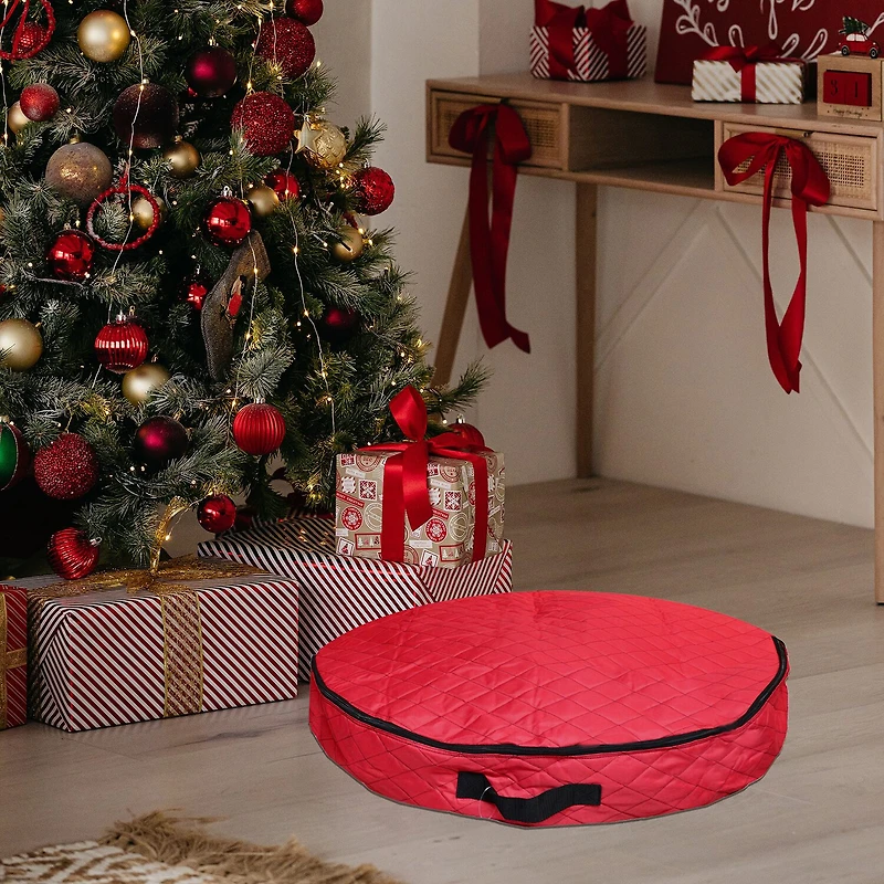 Northlight 36in Quilted Wreath