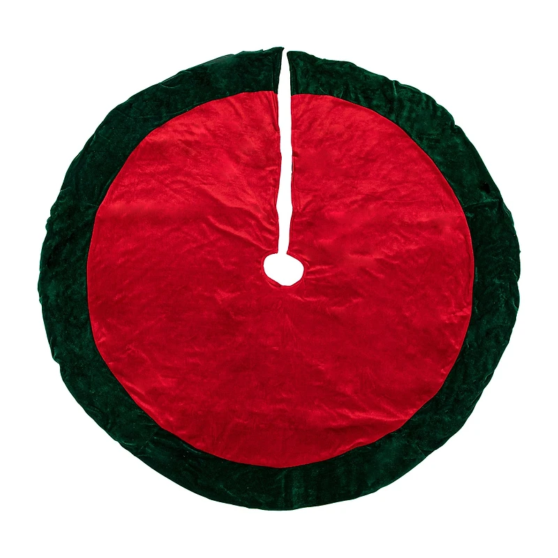 Northlight 60in Green Border Indoor Tree Skirt
