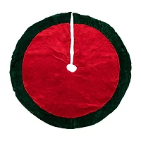 Northlight 60in Green Border Indoor Tree Skirt