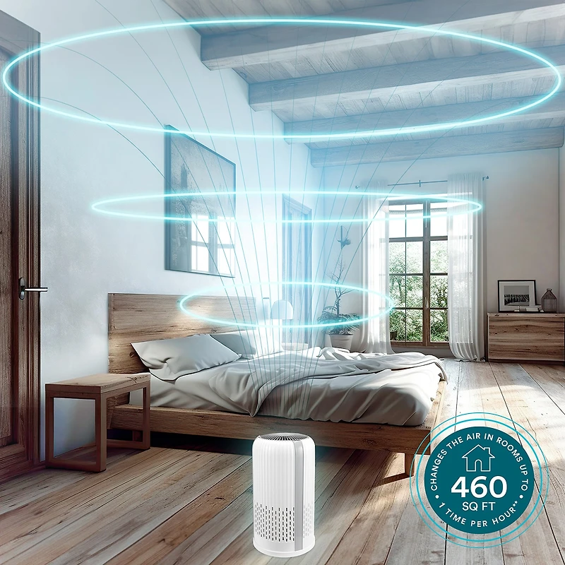 HoMedics 360-Degree Hepa Small Room Air Purifier