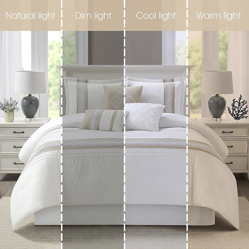 Stratford Park Keegan 7pc Lightweight Comforter Set