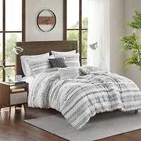 Madison Park Joshua Seersucker 5-pc. Midweight Comforter Set
