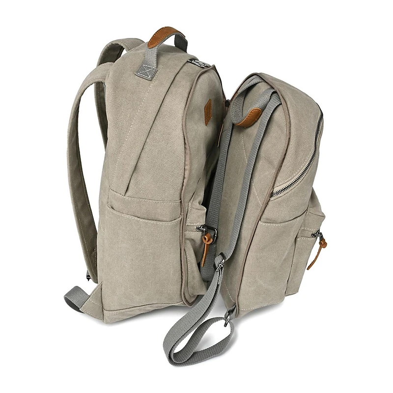 TSD Brand Trail Tree Double Canvas Laptop Backpack