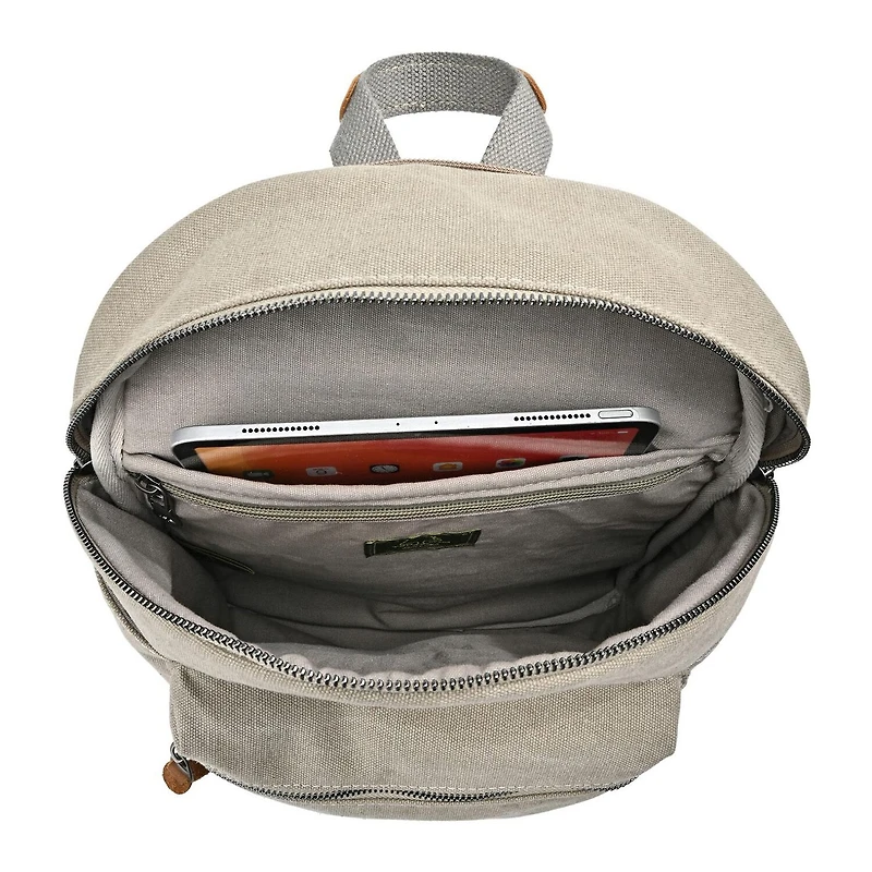 TSD Brand Trail Tree Double Canvas Laptop Backpack