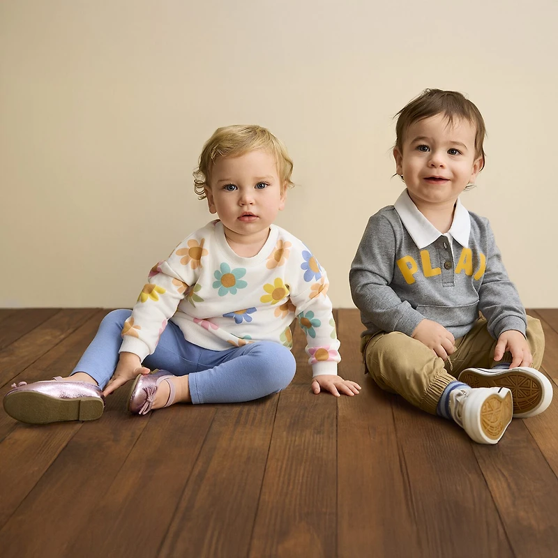 Okie Dokie Baby Boys Long Sleeve Sweatshirt