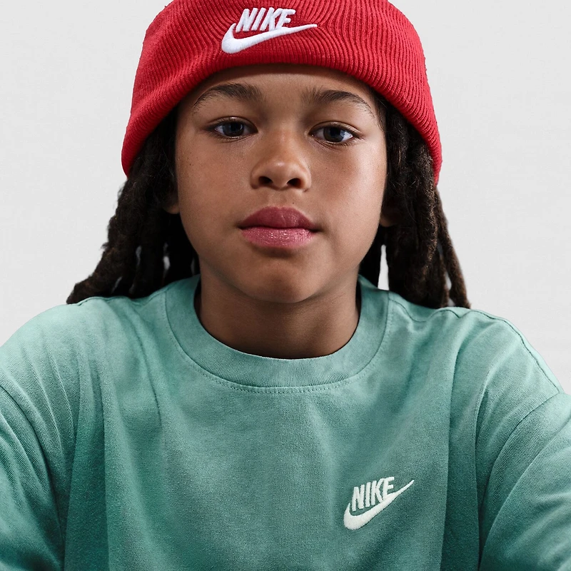 Nike Club Big Kid Unisex Crew Neck Short Sleeve Regular Fit Graphic T-Shirt
