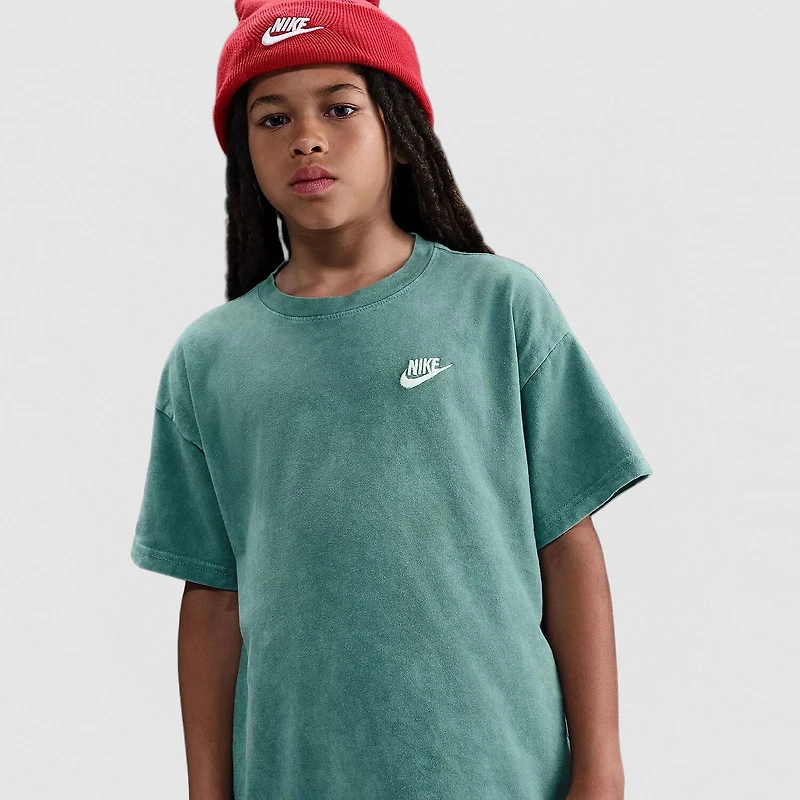 Nike Club Big Kid Unisex Crew Neck Short Sleeve Regular Fit Graphic T-Shirt